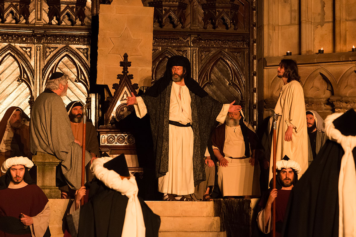 Casi 700 personas están involucradas de una u otra manera en la representación. Foto: Asociación Vía Crucis Balmaseda. Casi 700 personas están involucradas de una u otra manera en la representación. Foto: Asociación Vía Crucis Balmaseda.