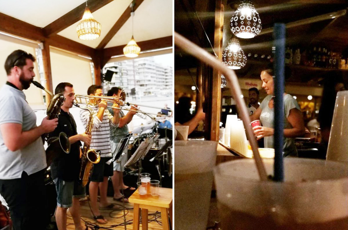Durante el día encontrarás actuaciones y conciertos, y por la noche, grupos de amigos divirtiéndose junto al mar. Fotos: Facebook. Durante el día encontrarás actuaciones y conciertos, y por la noche, grupos de amigos divirtiéndose junto al mar. Fotos: Facebook.