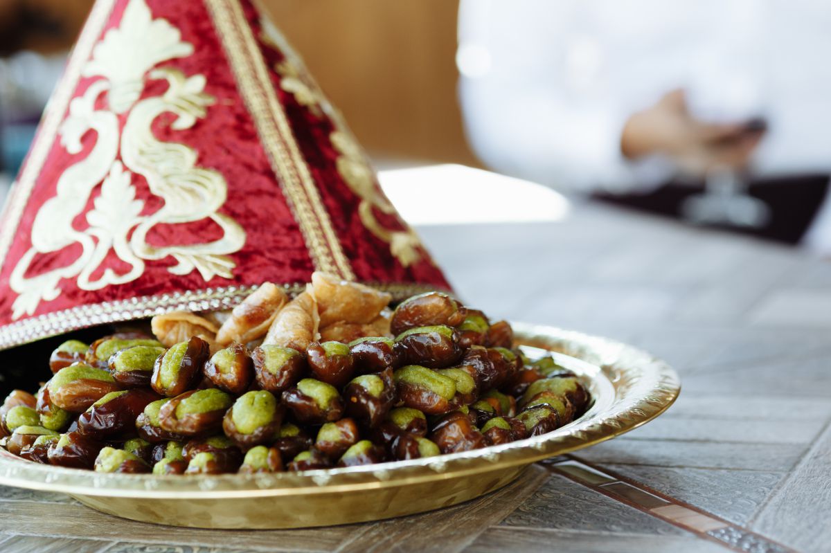 Dátiles rellenos de mazapán, una tentación muy golosa. Foto: Shutterstock Dátiles rellenos de mazapán, una tentación muy golosa. Foto: Shutterstock