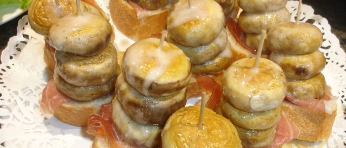 Champis con jamón, Gandarias Champis con jamón, Gandarias