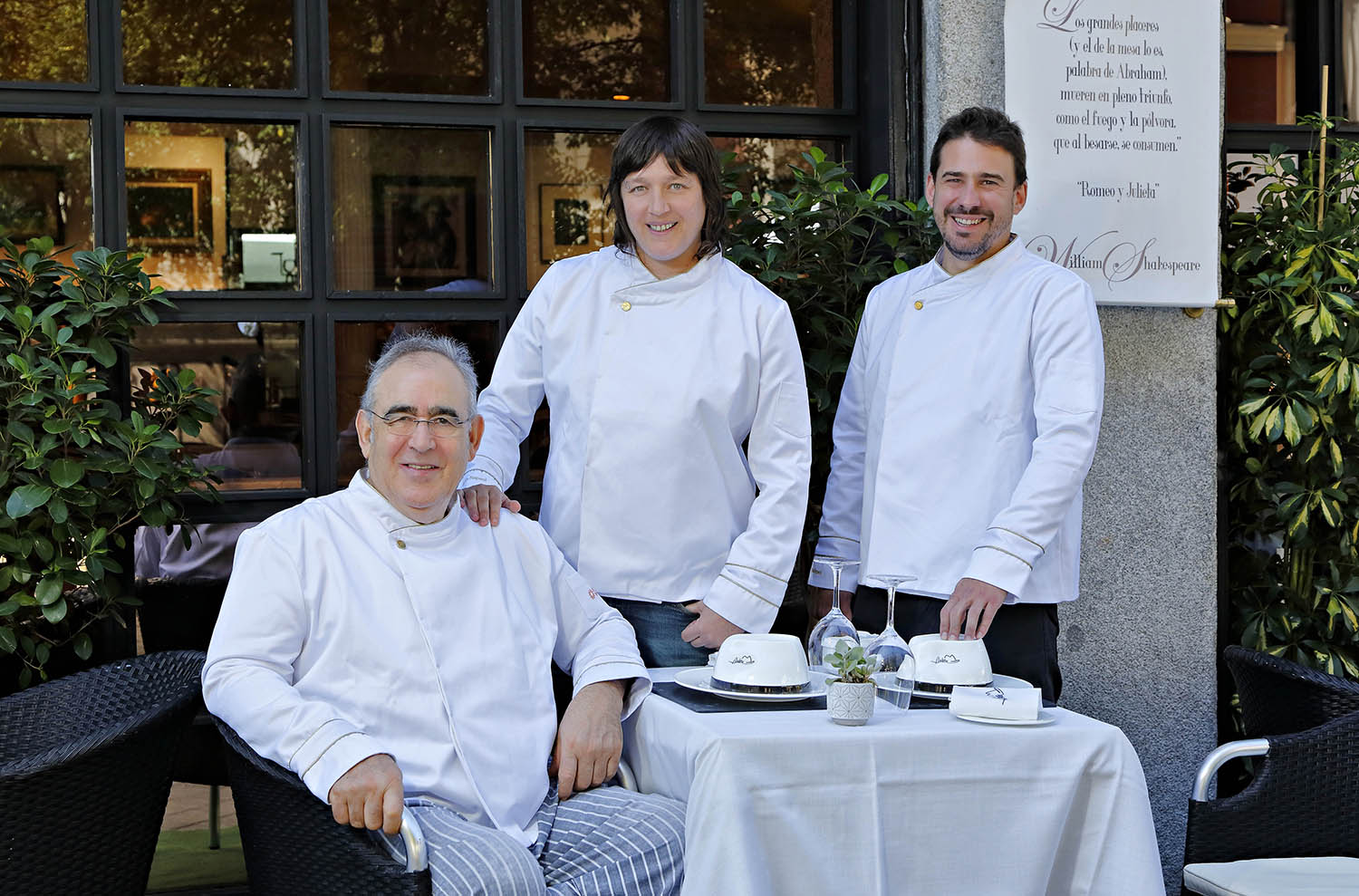 Abraham García, Rebeca Hernández y Javi Estévez. Abraham García, Rebeca Hernández y Javi Estévez.