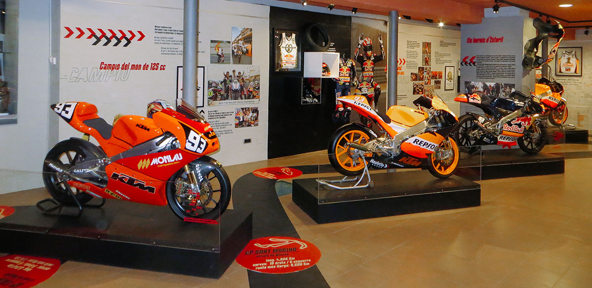 Un museo de Cervera acoge las motos de Márquez Un museo de Cervera acoge las motos de Márquez