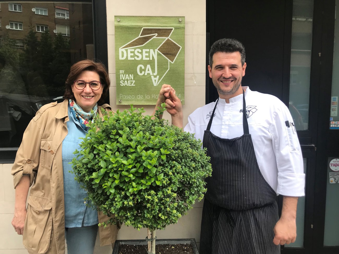 Luisa Martín junto a Iván Sáez ('Desencaja') Luisa Martín junto a Iván Sáez ('Desencaja')