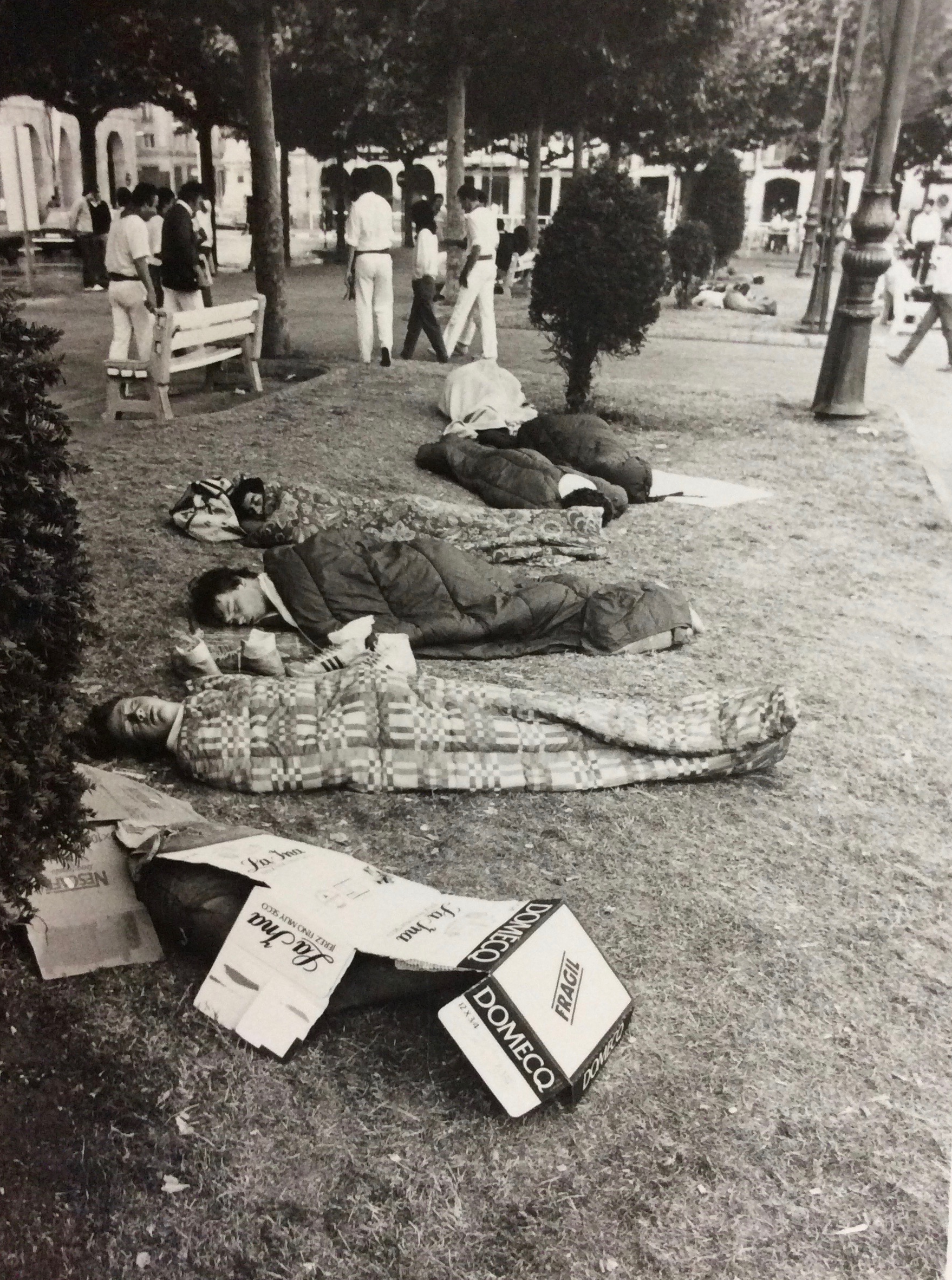 Hippies en San Fermín. Foto: José Luis Nobel Goñi. Ayuntamiento de Pamplona. Hippies en San Fermín. Foto: José Luis Nobel Goñi. Ayuntamiento de Pamplona.