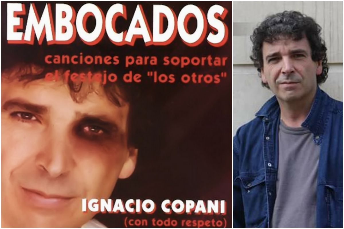 Portada del disoc de Ignacio Copani, Embocados, y un retrato del artista argentino. Fotos: Facebook. Portada del disoc de Ignacio Copani, Embocados, y un retrato del artista argentino. Fotos: Facebook.