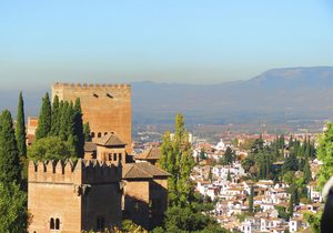 Atardecer en Granada. Atardecer en Granada.