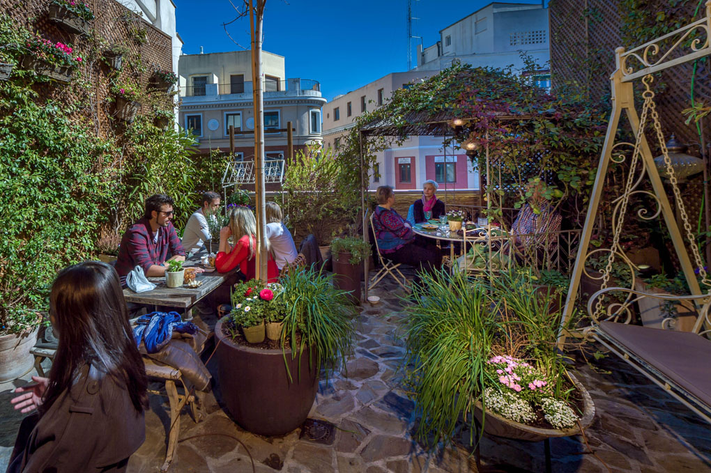 Con vistas a la calle Montera, este Jardín ofrece un espacio alejado del bullicio de las calles Con vistas a la calle Montera, este Jardín ofrece un espacio alejado del bullicio de las calles