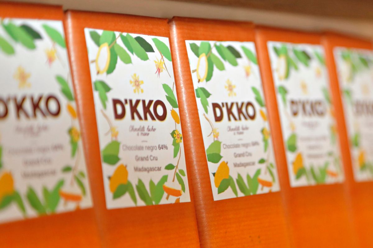 Tabletas de chocolate de Flor D'KKO (Madrid). Tabletas de chocolate de Flor D'KKO (Madrid).