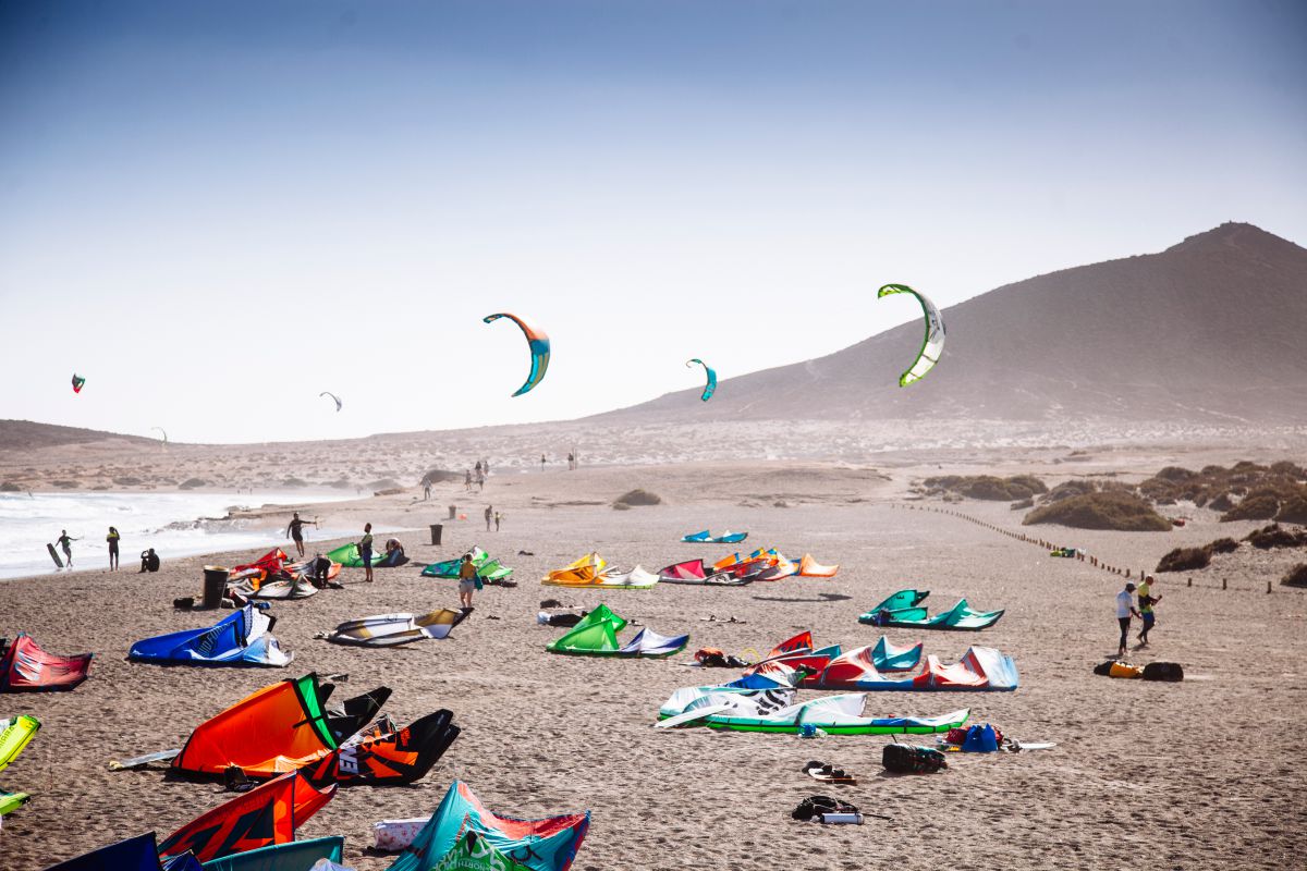 Kitesurf en El Médano, Tenerife Kitesurf en El Médano, Tenerife