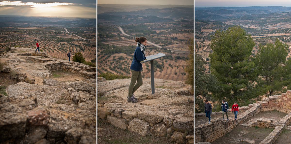 Las vistas desde el poblado íbero de San Antonio van directas a Instagram. Las vistas desde el poblado íbero de San Antonio van directas a Instagram.
