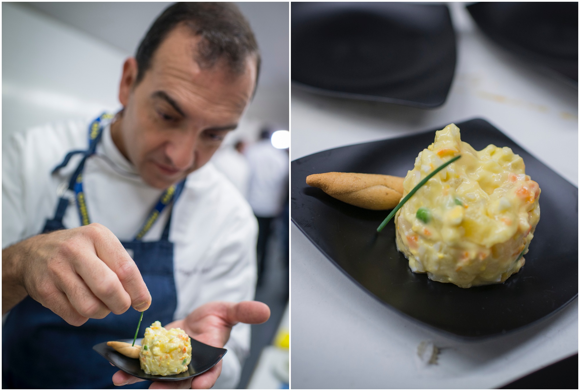 Rafa prefiere la patata cortada en pequeños dados, y no chafada. Rafa prefiere la patata cortada en pequeños dados, y no chafada.