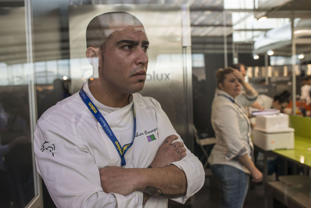 Luis, esperando con nervios la decisión del jurado. Luis, esperando con nervios la decisión del jurado.
