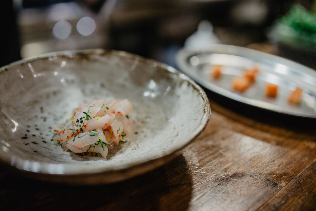 El ceviche de besugo curado del restaurante 'Kero' tiene mucho de la cocina de Perú. El ceviche de besugo curado del restaurante 'Kero' tiene mucho de la cocina de Perú.