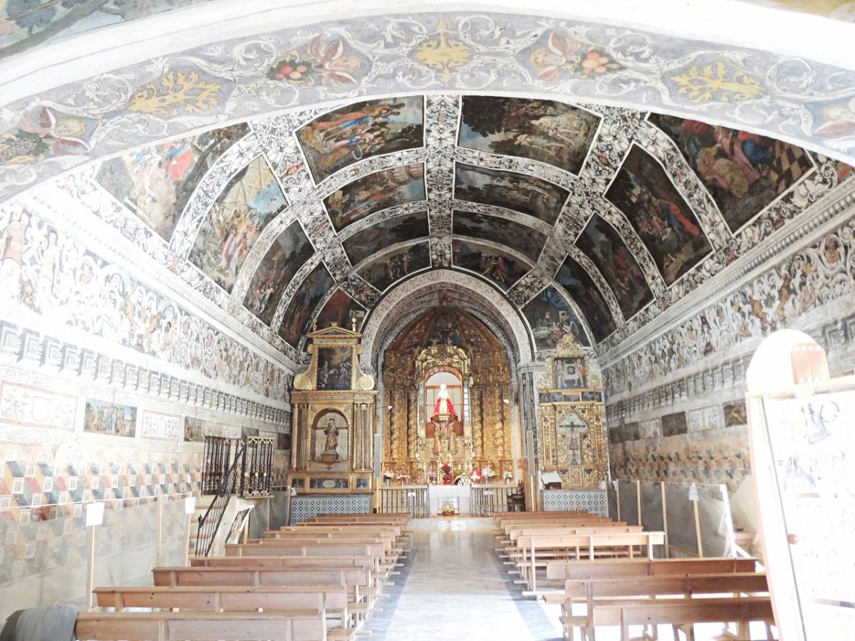Así de bella luce la conocida como "Capilla sixtina extremeña". Foto: turismoextremadura.com. Así de bella luce la conocida como "Capilla sixtina extremeña". Foto: turismoextremadura.com.