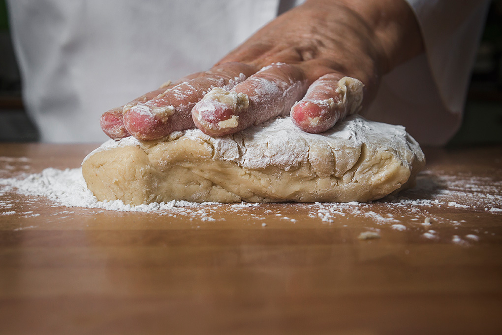 La masa de las galletas. La masa de las galletas.