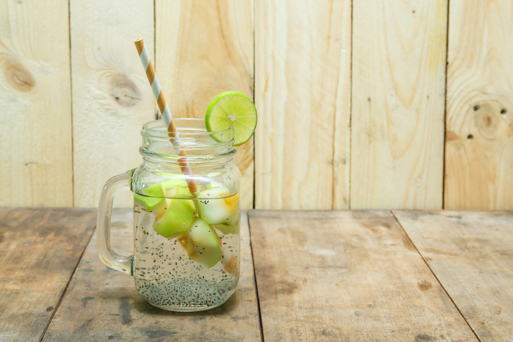 Agua de chía. Foto: Shutterstock. Agua de chía. Foto: Shutterstock.