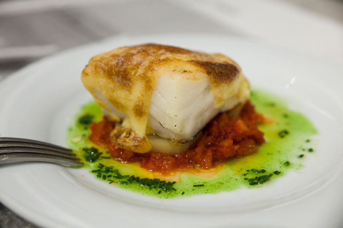 Bacalao gratinado con alioli, un clásico que bordan. Bacalao gratinado con alioli, un clásico que bordan.