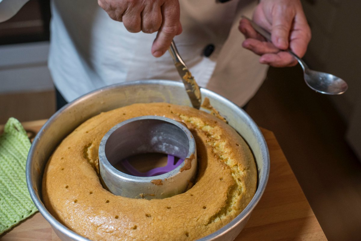 Masa cocida del Roscón Masa cocida del Roscón