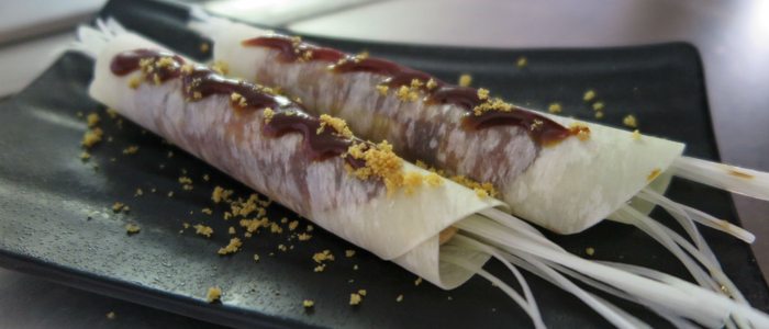 Rollitos de pato de Kisko García. Rollitos de pato de Kisko García.