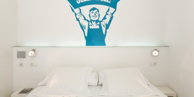 Dormitorio del Chic&Basic. Dormitorio del Chic&Basic.