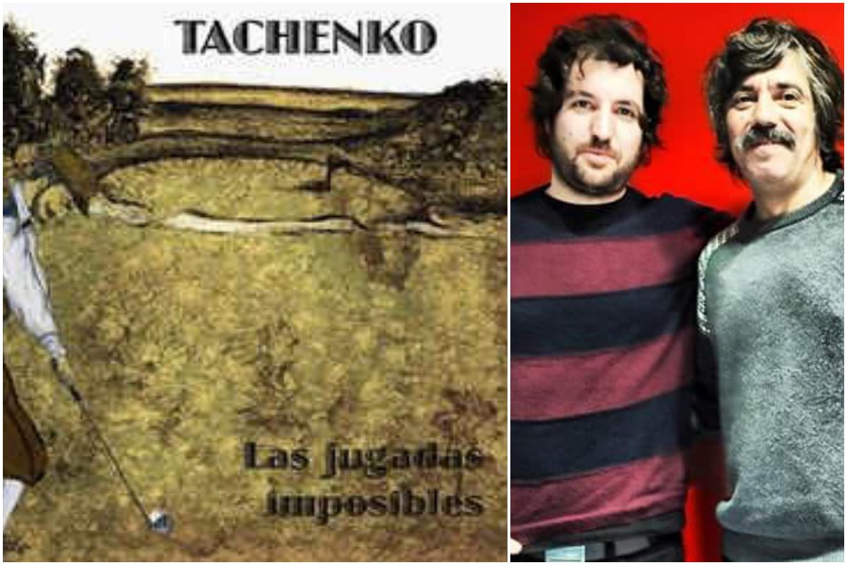 Portada del disco Jugadas imposibles de Tachenko y una foto del grupo. Fotos: Facebook. Portada del disco Jugadas imposibles de Tachenko y una foto del grupo. Fotos: Facebook.