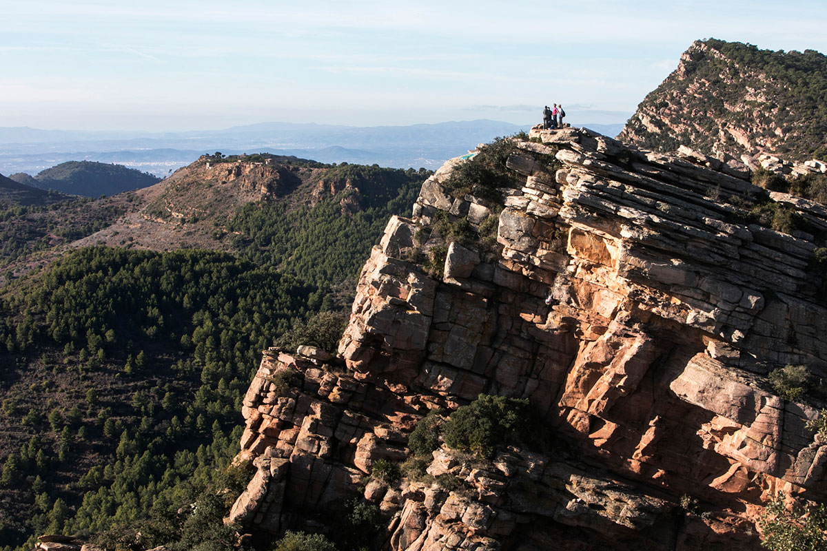Las vistas desde lo alto del mirador de El Garbí. Las vistas desde lo alto del mirador de El Garbí.