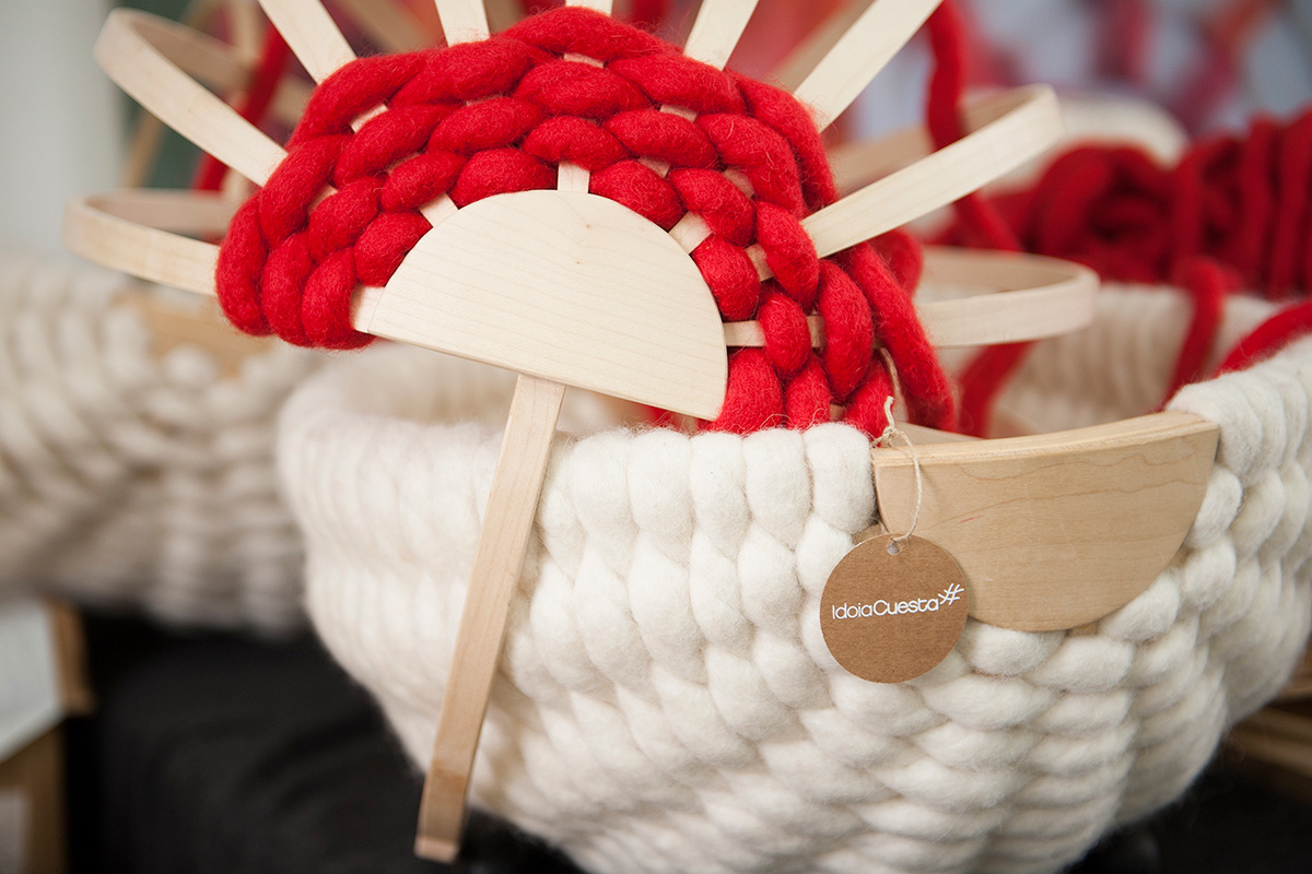 Detalle de una de las obras de la artista. Foto: Idoia Cuesta Detalle de una de las obras de la artista. Foto: Idoia Cuesta