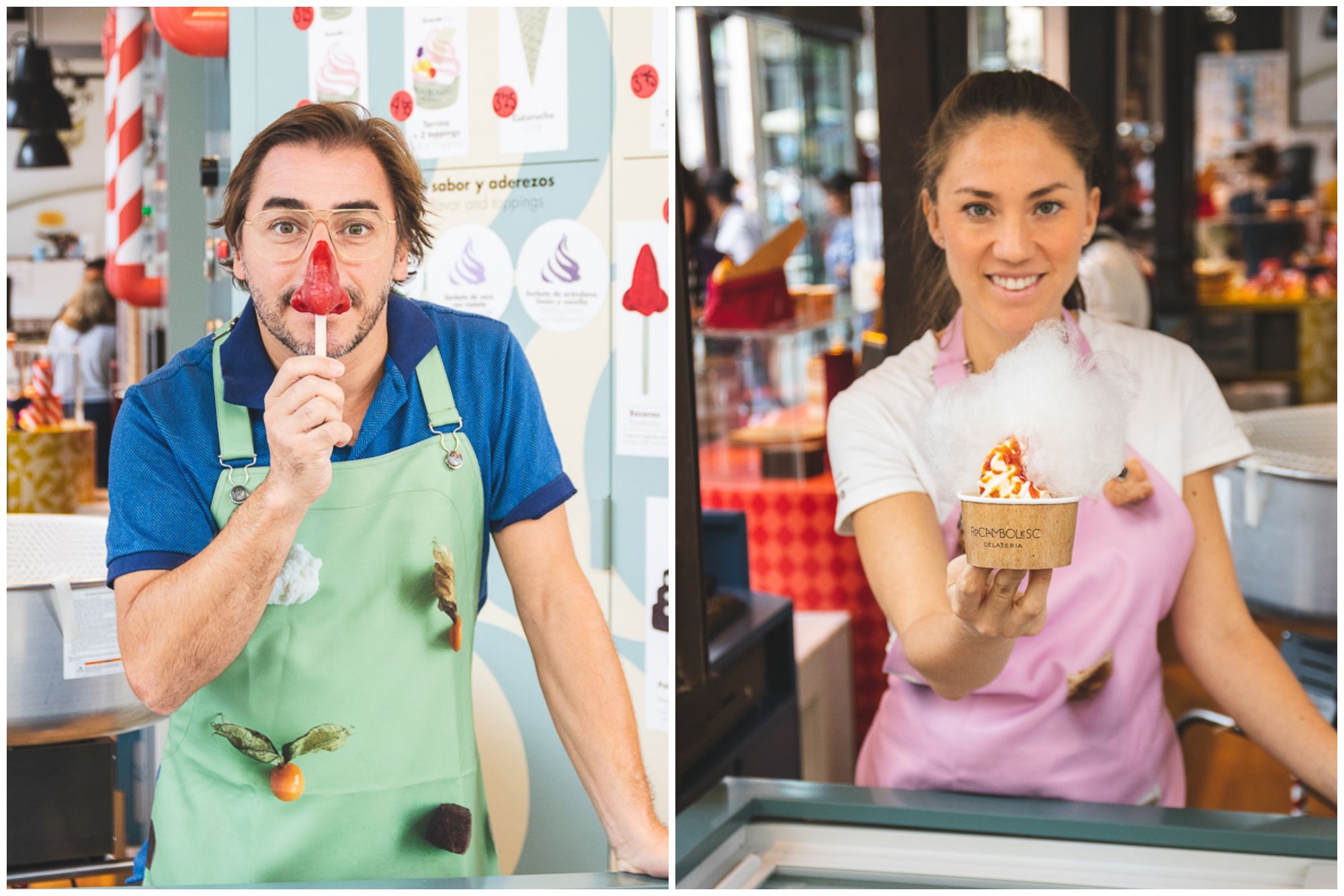 Los helados de Jordi Roca llegan a Madrid, al turístico Mercado de San Miguel. Fotos: Rocambolesc. Los helados de Jordi Roca llegan a Madrid, al turístico Mercado de San Miguel. Fotos: Rocambolesc.