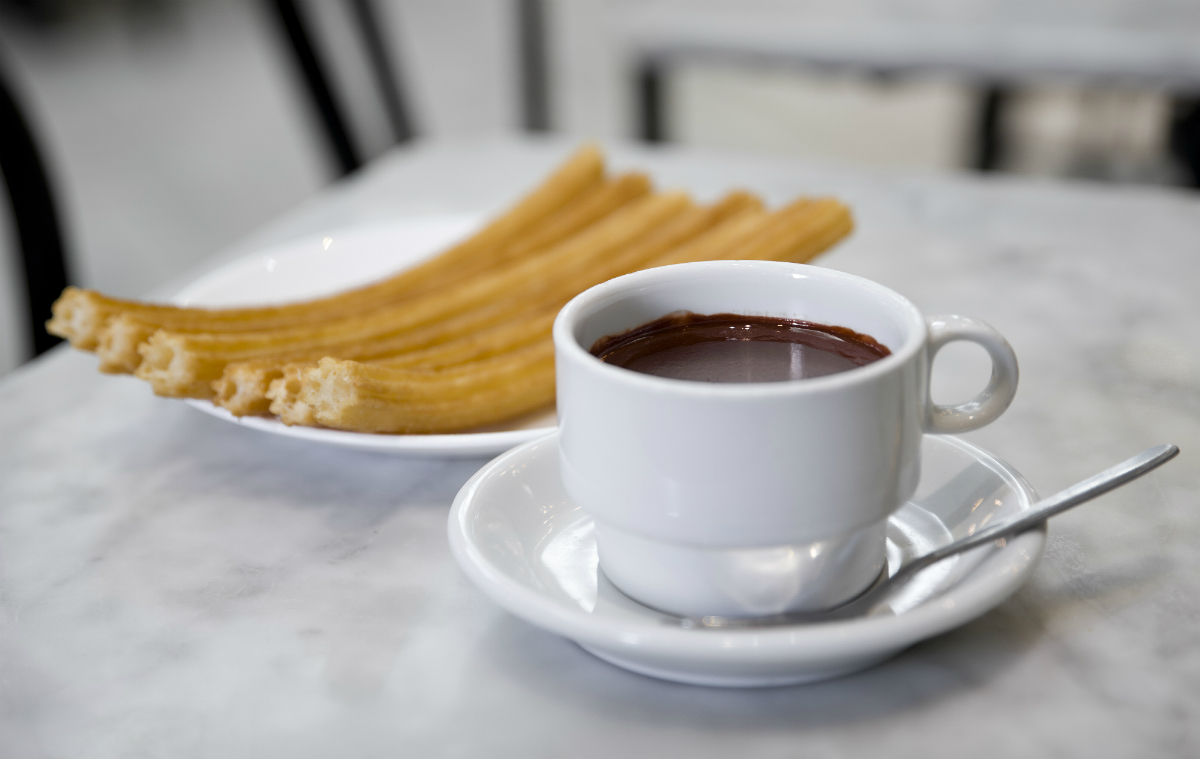 Que nunca nos falte el chocolate con churros. Foto: Chocolatería San Ginés. Que nunca nos falte el chocolate con churros. Foto: Chocolatería San Ginés.