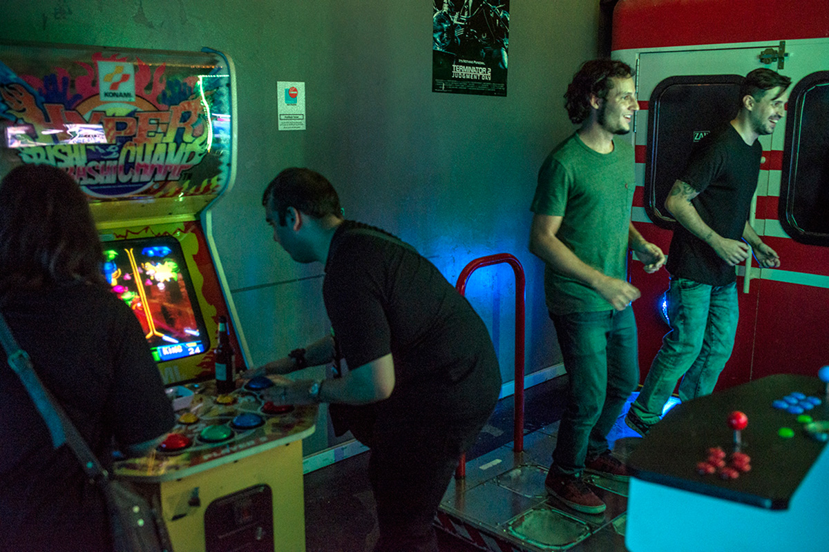 Next Level Arcade Bar (Madrid): Ambiente del local. Foto: Alfredo Cáliz Next Level Arcade Bar (Madrid): Ambiente del local. Foto: Alfredo Cáliz