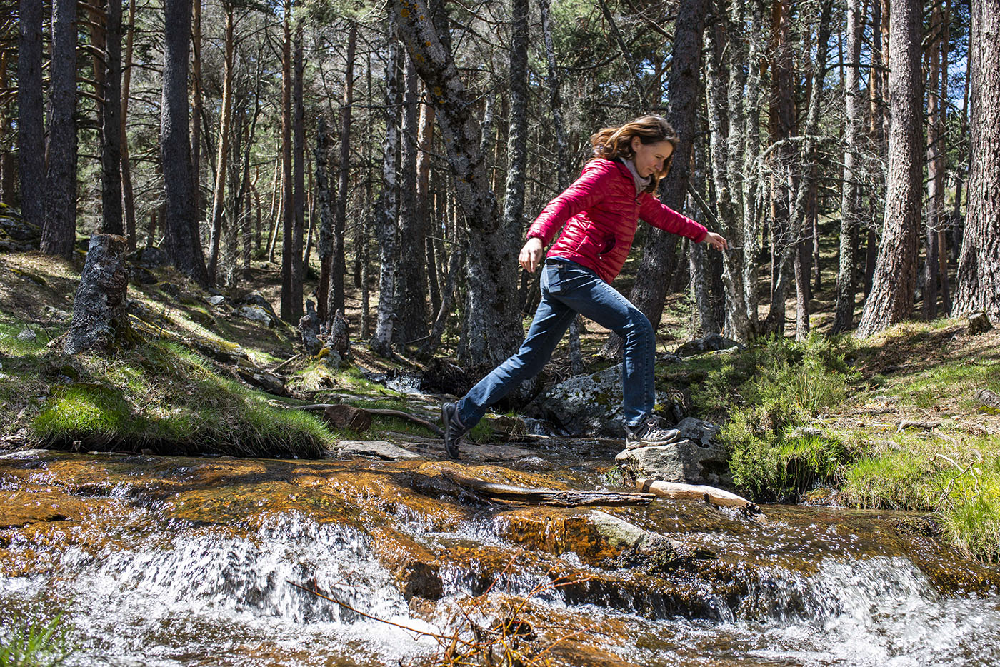 Cascadas de Sierra de Guadarrama: Chorrera de Mojonavalle Cascadas de Sierra de Guadarrama: Chorrera de Mojonavalle