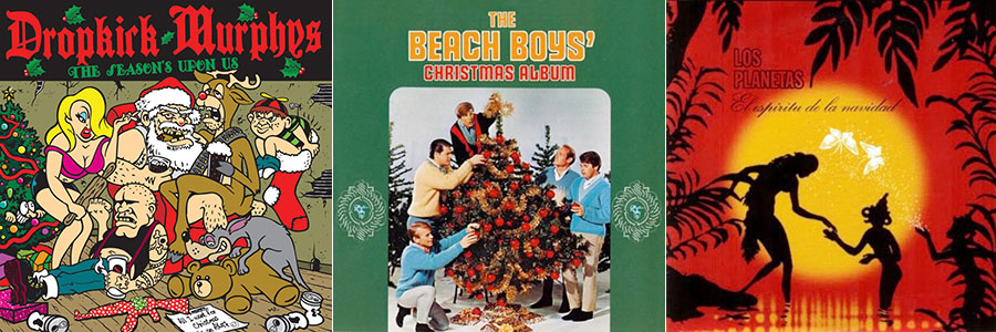 Carátula de los single 'The Season’s upon us' y de los discos 'Christmas Album' y 'El espíritu de la navidad'. Carátula de los single 'The Season’s upon us' y de los discos 'Christmas Album' y 'El espíritu de la navidad'.