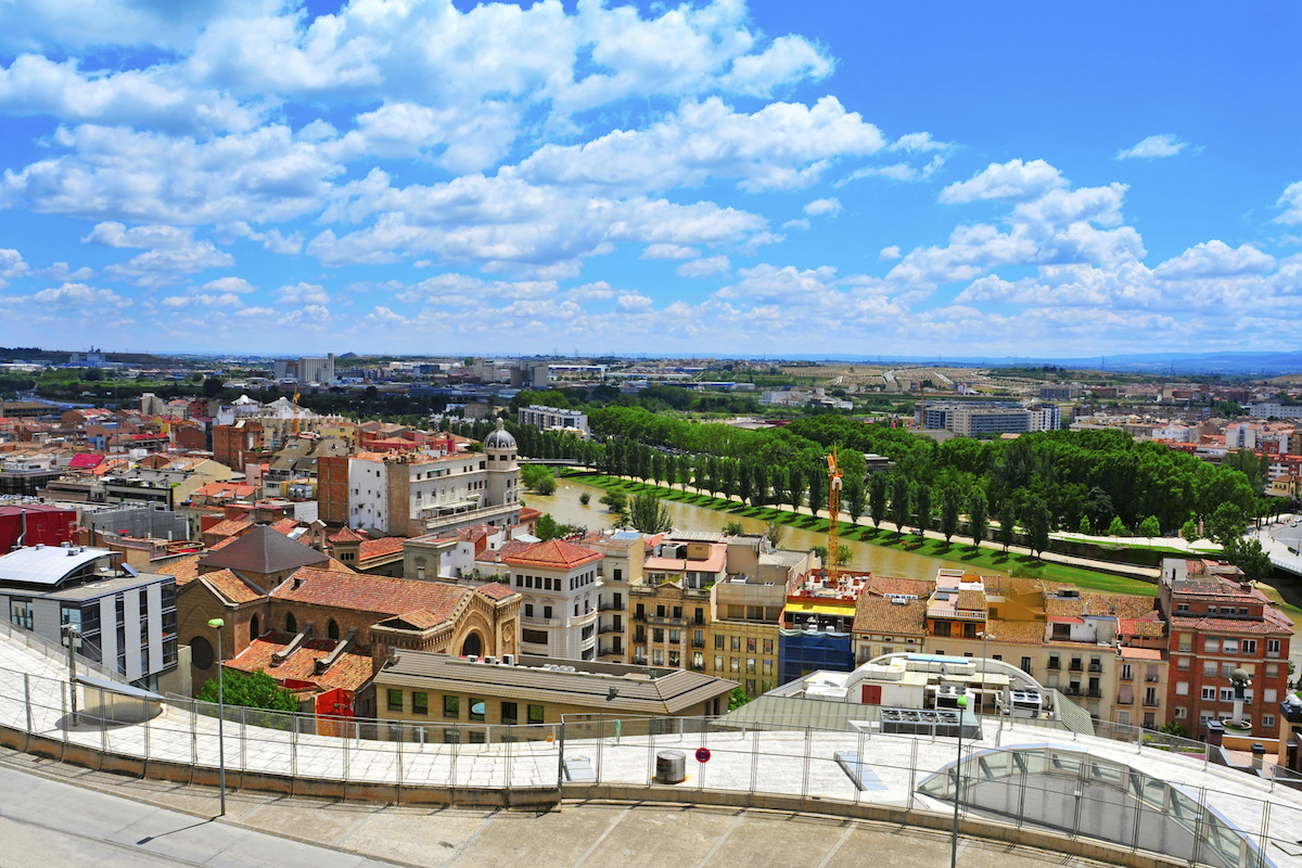 Panorámica de la ciudad de Lleida. Panorámica de la ciudad de Lleida.