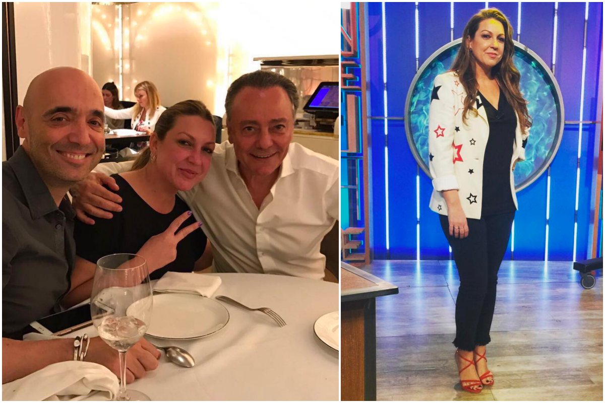 Niña Pastori con amigos en el restaurante 'Bibo', de Madrid, y en un programa de televisión. Niña Pastori con amigos en el restaurante 'Bibo', de Madrid, y en un programa de televisión.