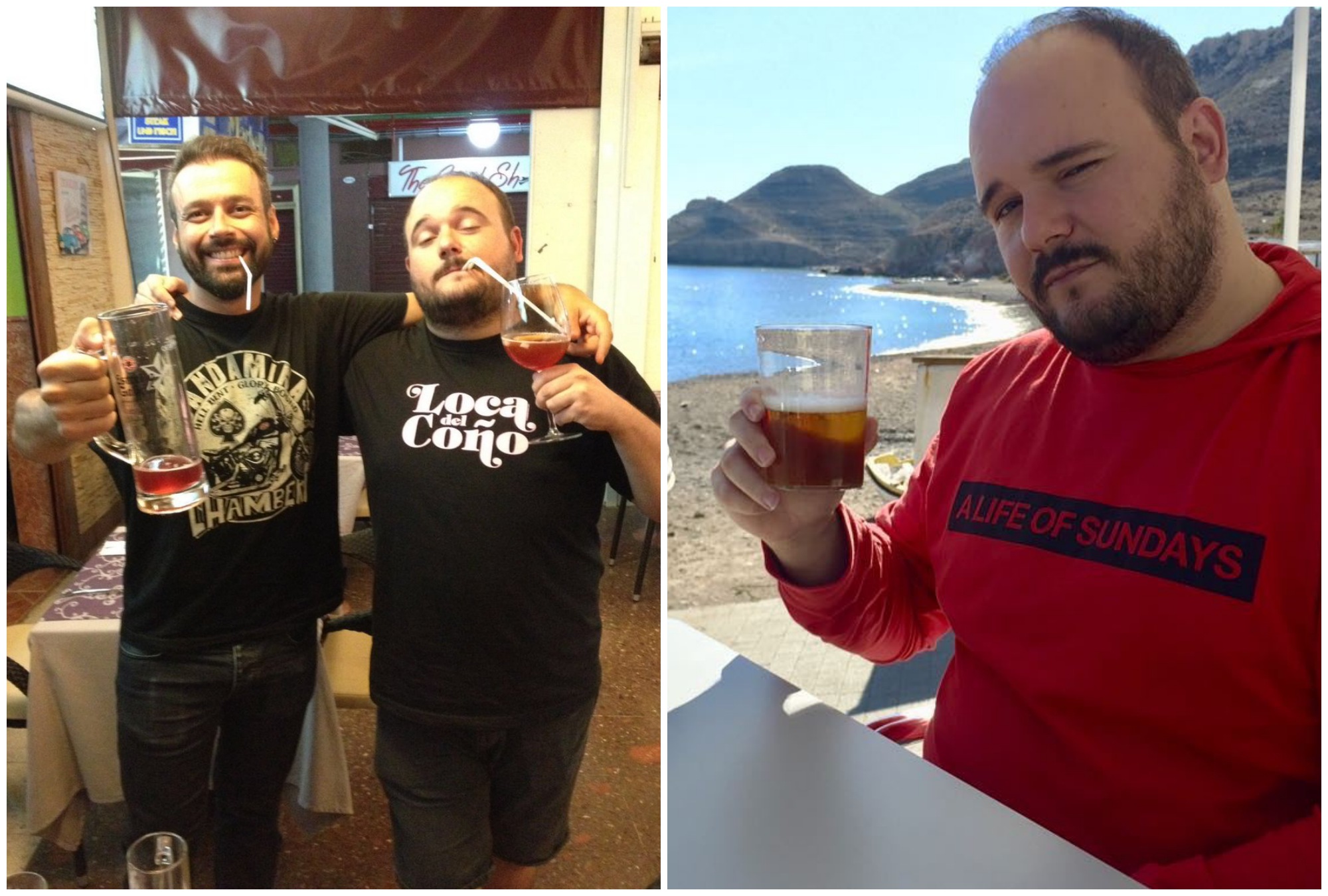 El Niño de Elche es más de mesa que de barra. Aquí con amigos en Madrid y relajado en Cabo de Gata. Fotos: Instagram Niño de Elche. El Niño de Elche es más de mesa que de barra. Aquí con amigos en Madrid y relajado en Cabo de Gata. Fotos: Instagram Niño de Elche.
