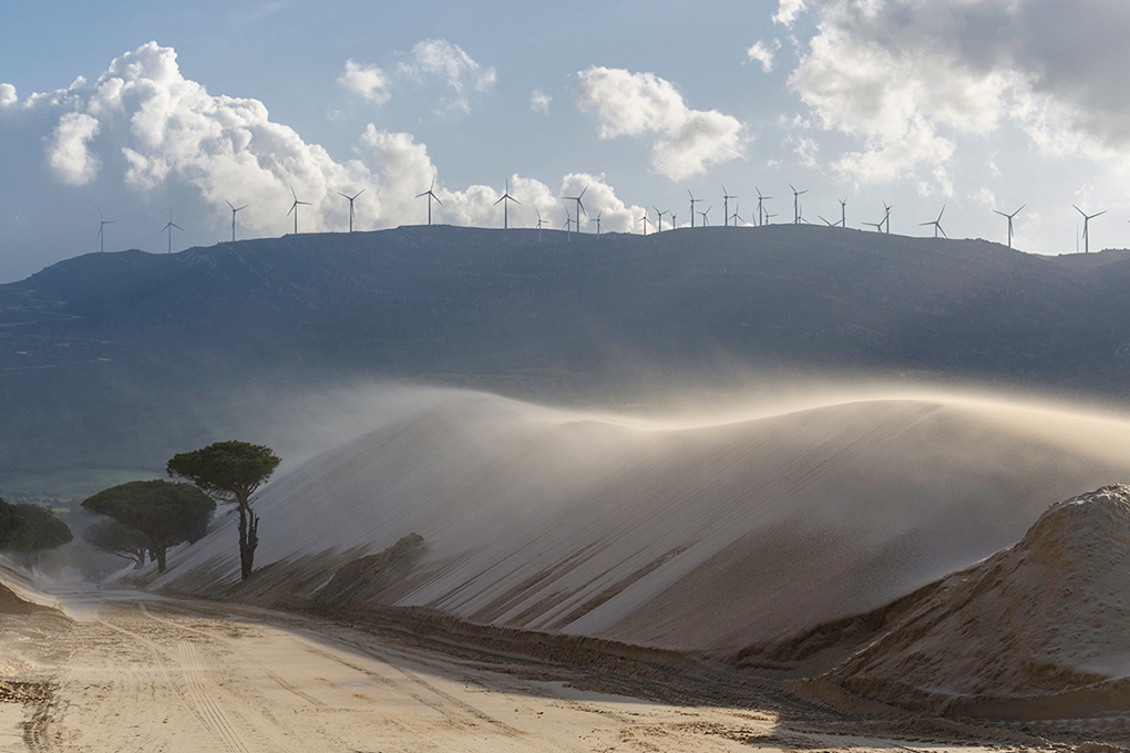 La impresionante duna de Valdevaqueros. Foto: Stefan Schmidt. La impresionante duna de Valdevaqueros. Foto: Stefan Schmidt.