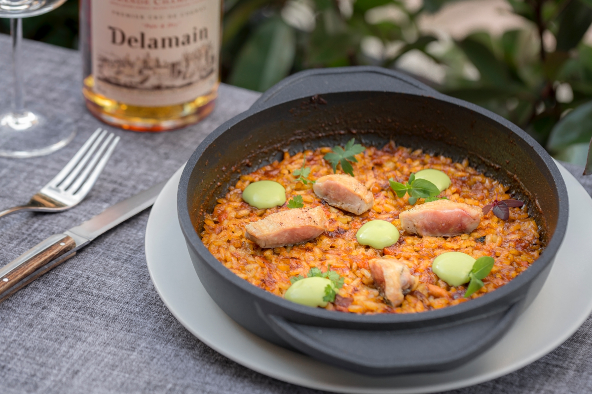 Arroz al horno con codorniz ortolans de 'Lakasa'. Foto: David de Luis. Arroz al horno con codorniz ortolans de 'Lakasa'. Foto: David de Luis.
