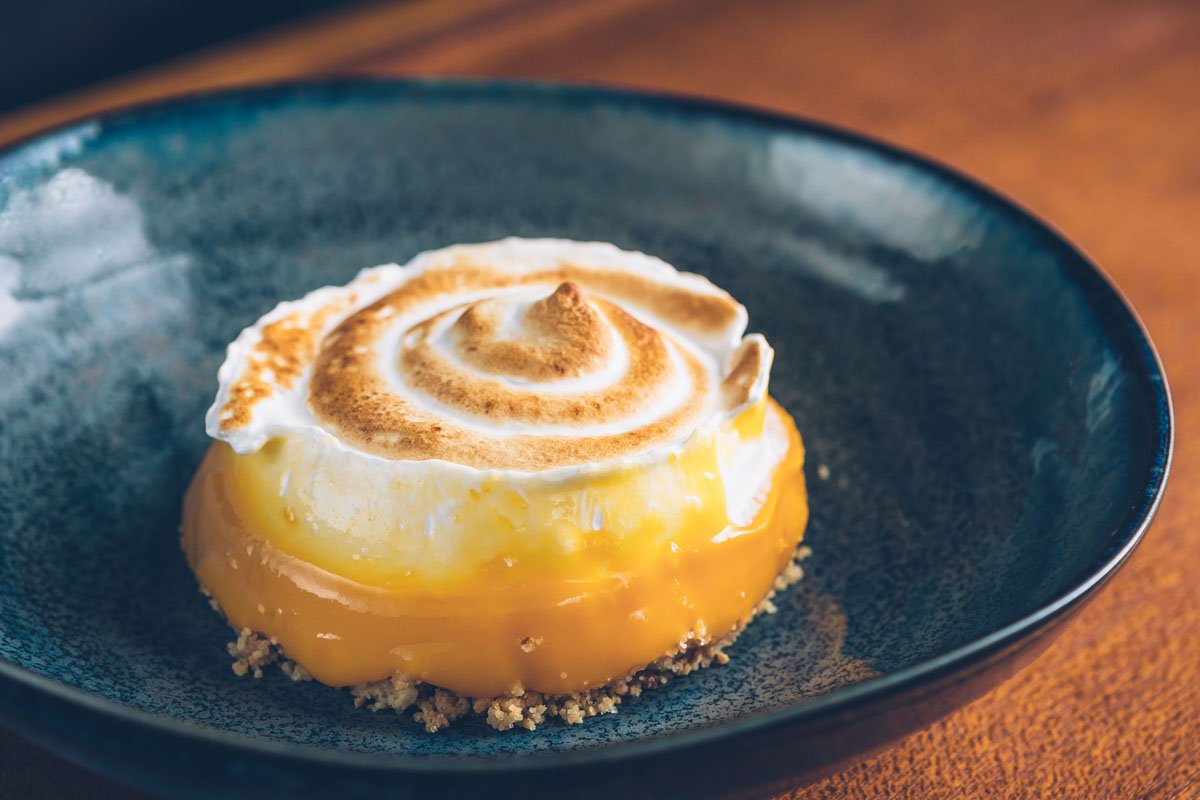 Tarta de limón con merengue. Tarta de limón con merengue.