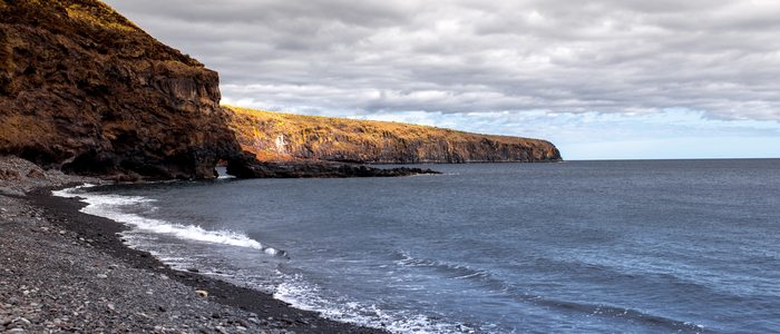 Playa en La Gomera. Playa en La Gomera.
