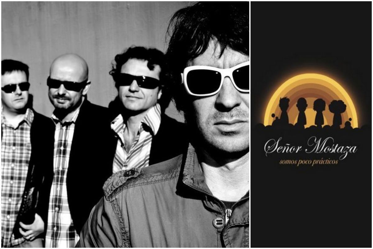 Una foto del grupo y la portada del disco de Señor Mostaza. Fotos: Facebook. Una foto del grupo y la portada del disco de Señor Mostaza. Fotos: Facebook.