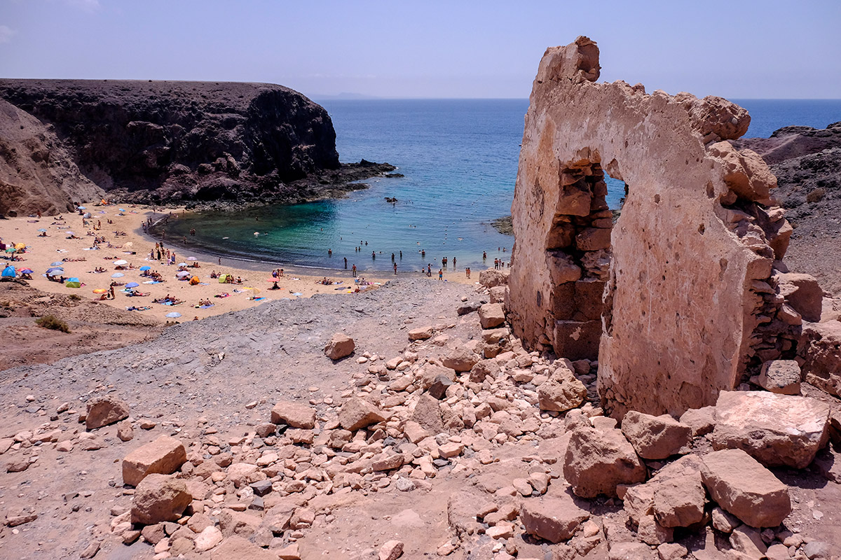 Playa del Papagayo. Lanzarote. Playa del Papagayo. Lanzarote.