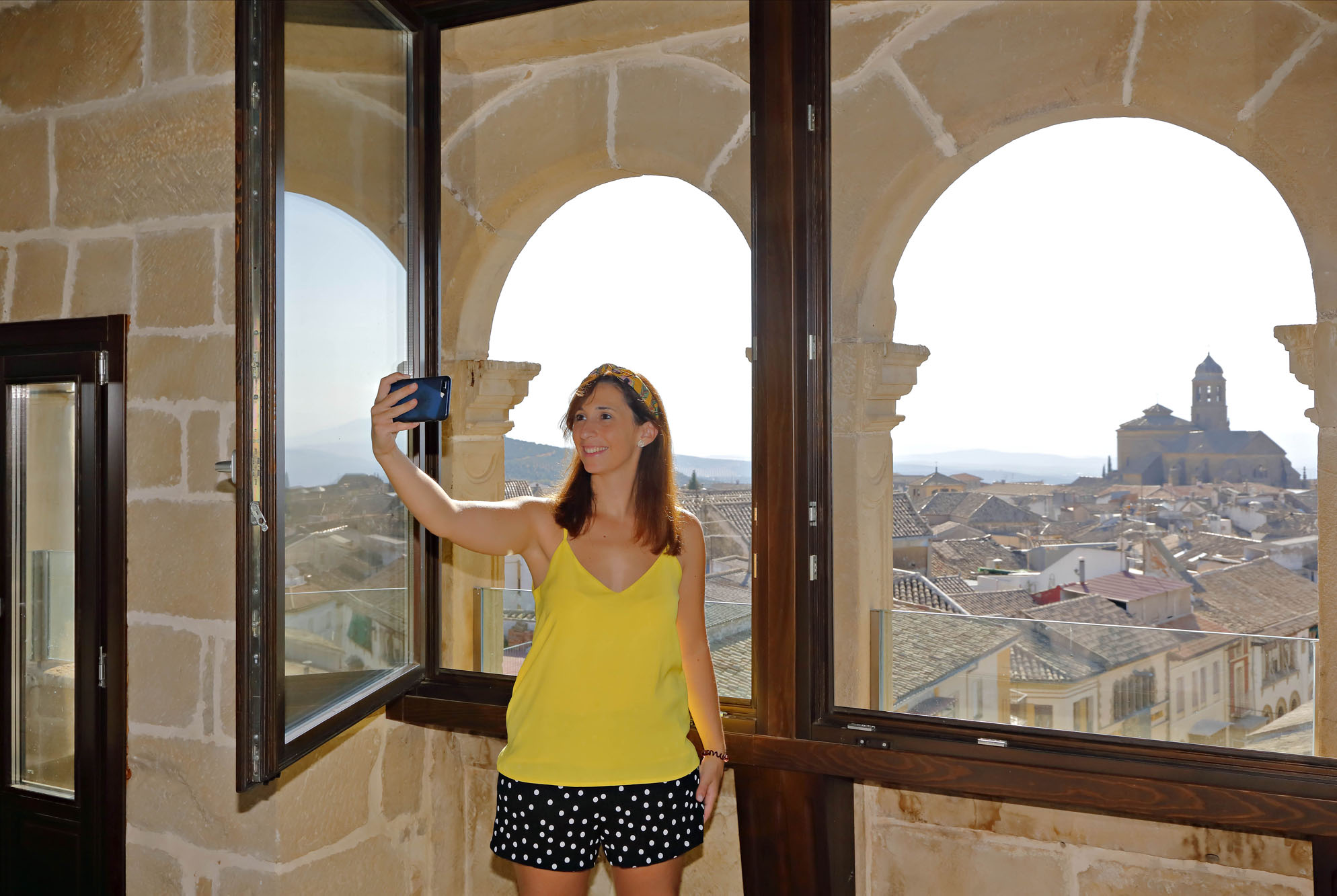 El mirador de la 'suite' tiene unas vistas de 360 grados sobre Úbeda. El mirador de la 'suite' tiene unas vistas de 360 grados sobre Úbeda.