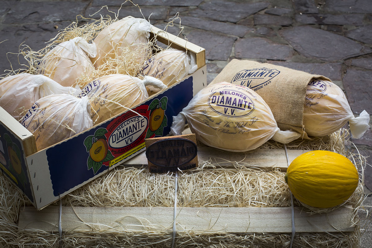 Melón 'Diamante'. Melón 'Diamante'.