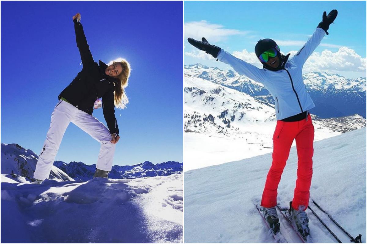 Belén disfrutando de la nieve. Foto: Instagram Belén disfrutando de la nieve. Foto: Instagram