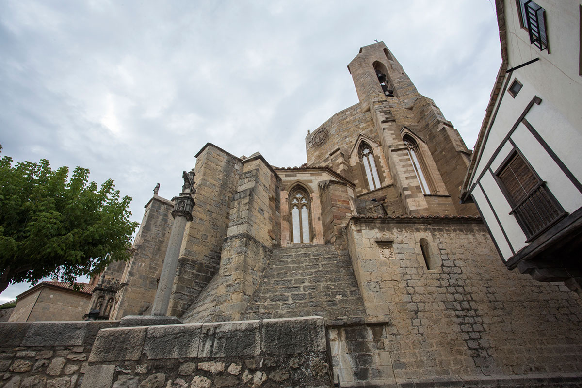 Vista de la Iglesia de Santa María, en Morella. Vista de la Iglesia de Santa María, en Morella.