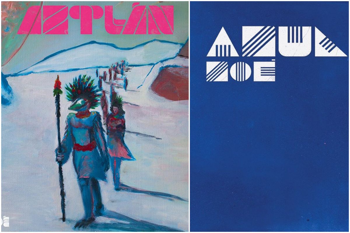 Portada del disco Aztlán, de Zoé, y portada del single Azul. Fotos: Facebook. Portada del disco Aztlán, de Zoé, y portada del single Azul. Fotos: Facebook.