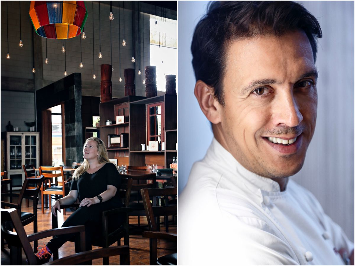 La danesa Kamilla Seidler ('Gastu', en Bolivia) y Francis Paniego ('El Portal de Echaurren', en Ezcaray). La danesa Kamilla Seidler ('Gastu', en Bolivia) y Francis Paniego ('El Portal de Echaurren', en Ezcaray).