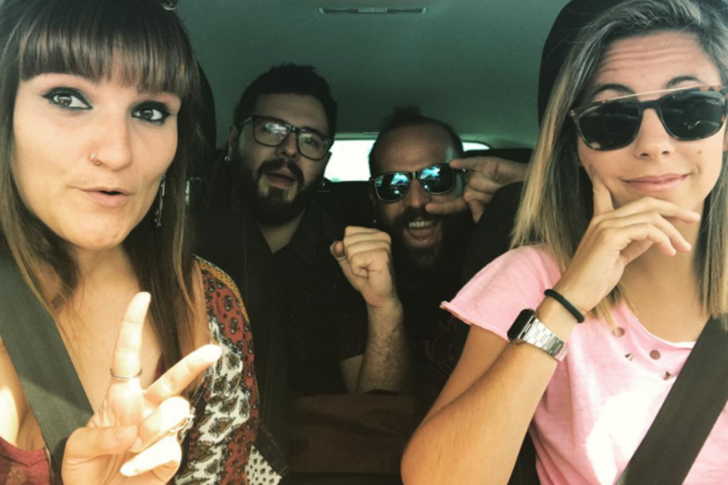 De camino al Natural Tus Festival de Albacete con amigos. Foto: Facebook. De camino al Natural Tus Festival de Albacete con amigos. Foto: Facebook.