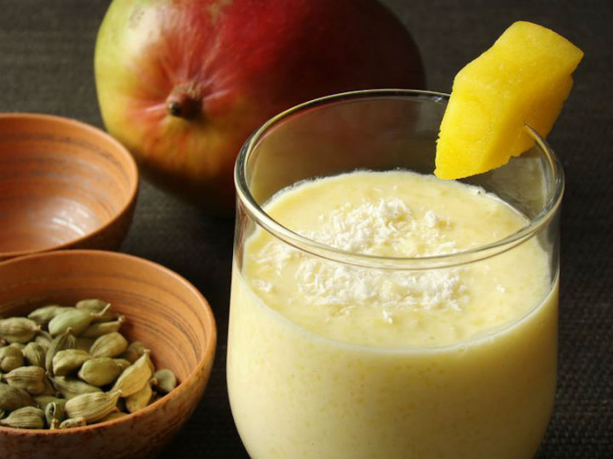 Lassi de mango. Lassi de mango.