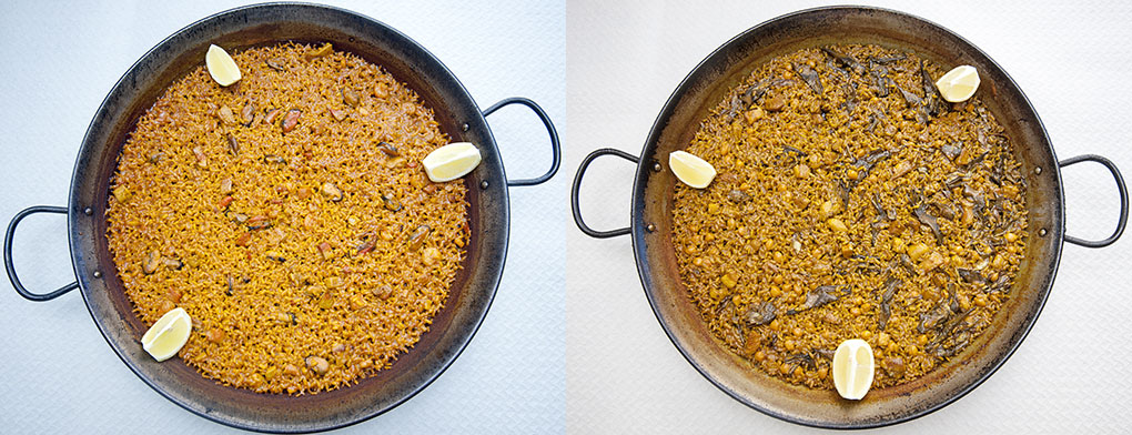 Dos de los arroces más demandados por la clientela: a banda y de magret de pato con alcachofas. Dos de los arroces más demandados por la clientela: a banda y de magret de pato con alcachofas.